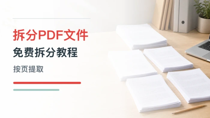 拆分PDF文件怎么操作？支持免费拆分PDF文档吗？