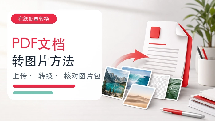 PDF文档转图片用什么方法？在线批量转换图文步骤
