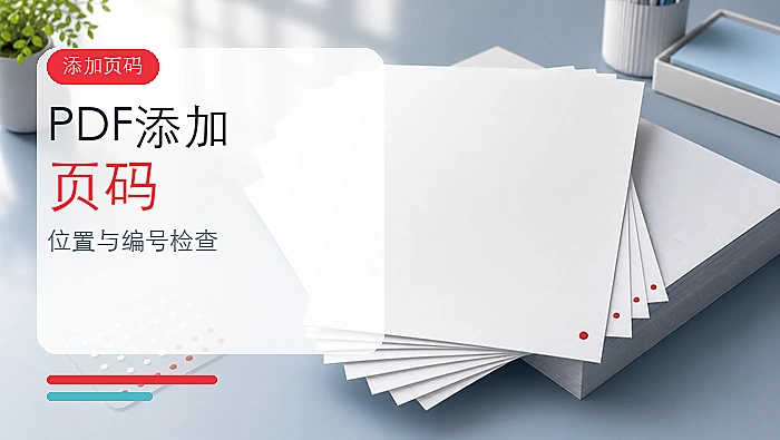 PDF添加页码要怎么操作？PDF文件加页码的方法有哪些？