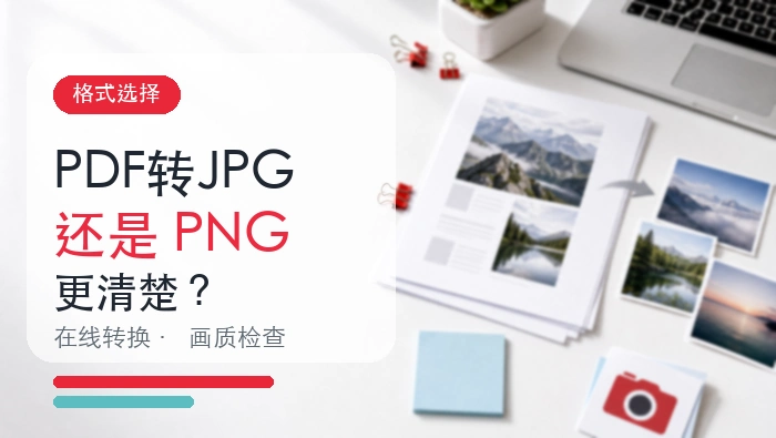 PDF转JPG还是PNG更清楚？在线转换与画质检查步骤