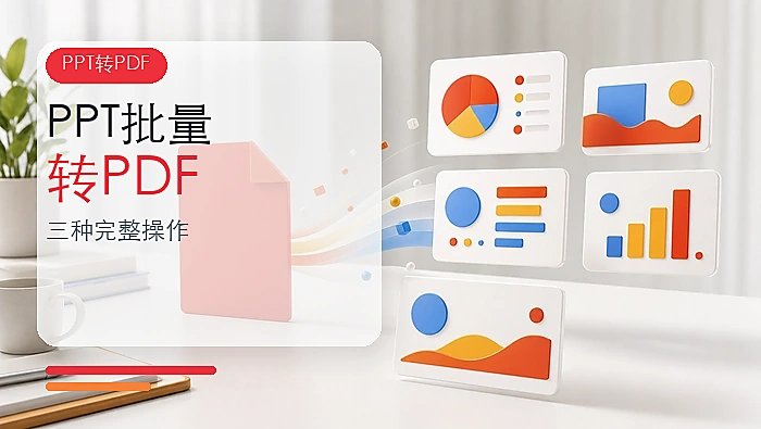 PPT批量怎么转PDF?三种方法完整操作