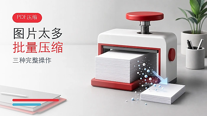 PDF图片太多怎么批量压缩？PDF文档如何压缩变小？