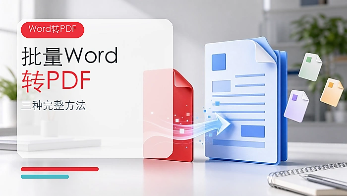 批量Word怎么转PDF？Word文档如何批量转PDF？
