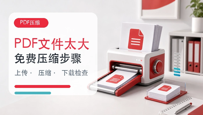 PDF文件太大怎么压缩？免费在线压缩PDF的操作步骤