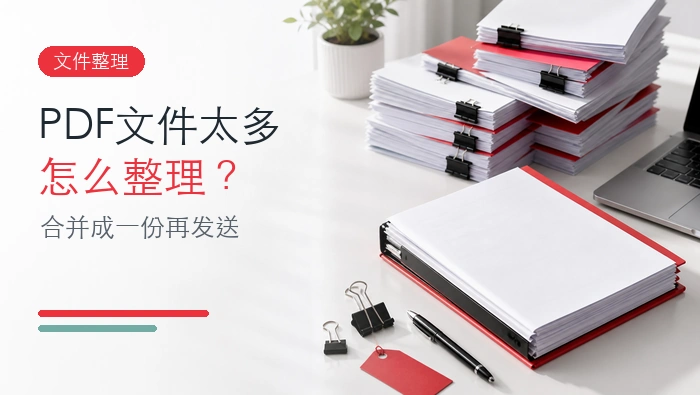 PDF文件太多怎么整理？合并成一份再发送更方便