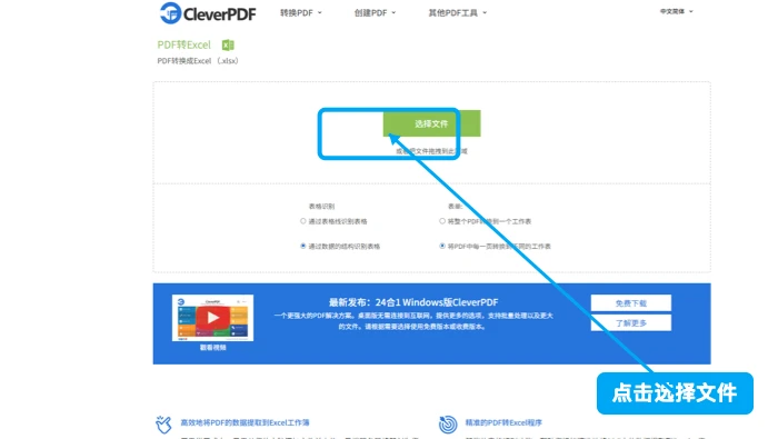 CleverPDF完成转换