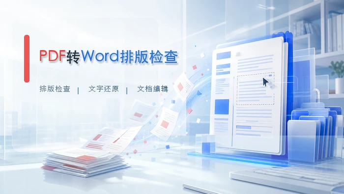 PDF转Word排版检查