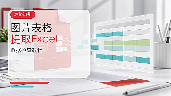 图片表格怎么提取到Excel？表格识别与数据检查教程