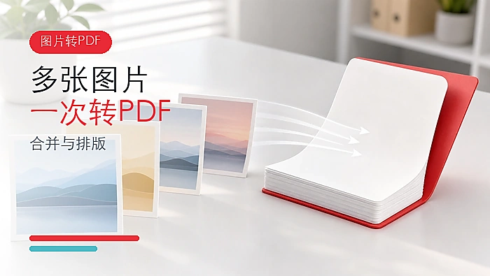 多张图片怎么一次转PDF?批量合并与排版教程