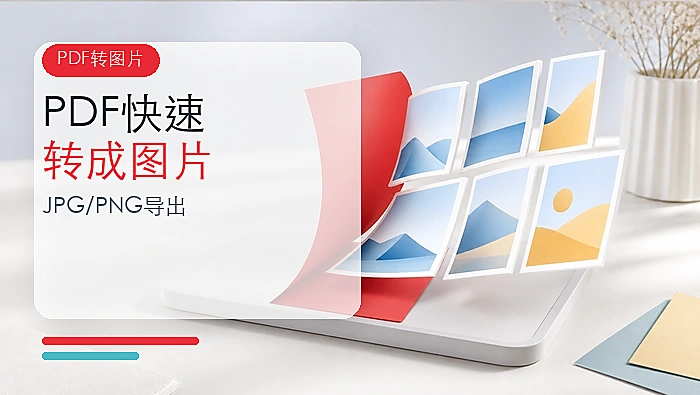 PDF怎么快速转成图片?JPG和PNG批量导出教程