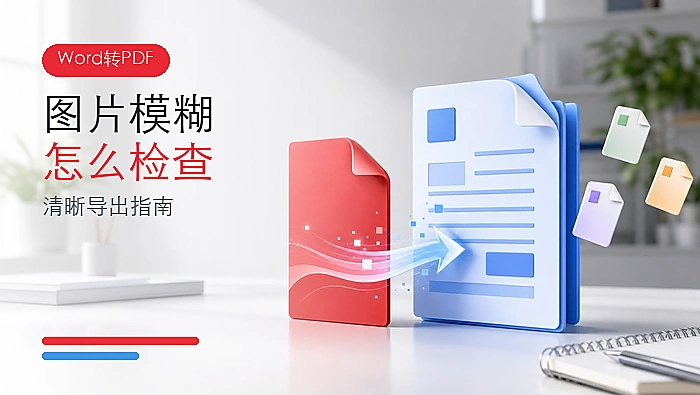 Word转PDF后图片模糊怎么办？清晰导出与检查指南