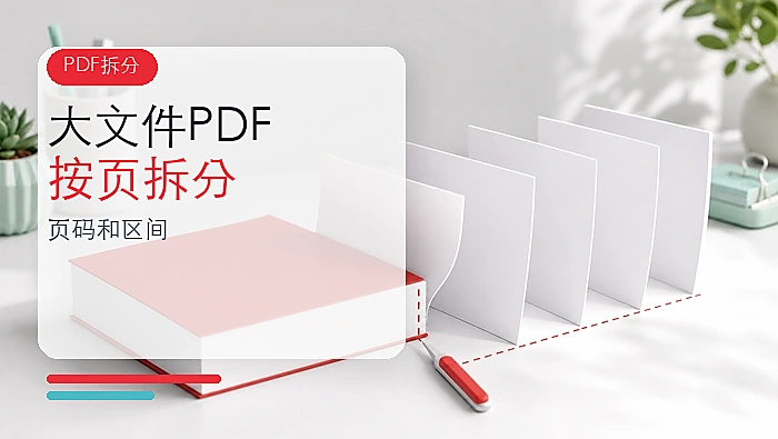 大文件PDF怎么拆分？按页码和区间拆分教程