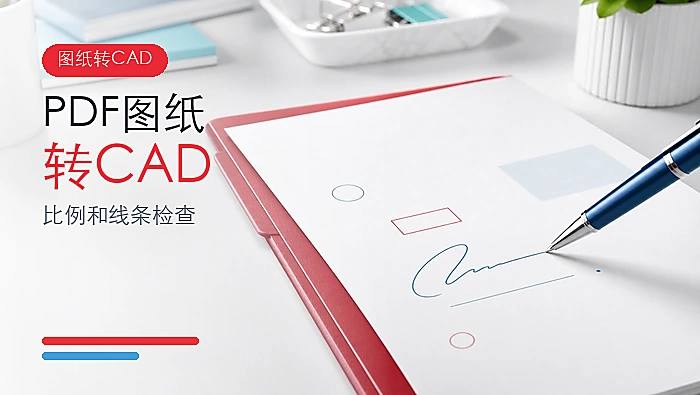 PDF图纸怎么转换成CAD？比例和线条检查指南