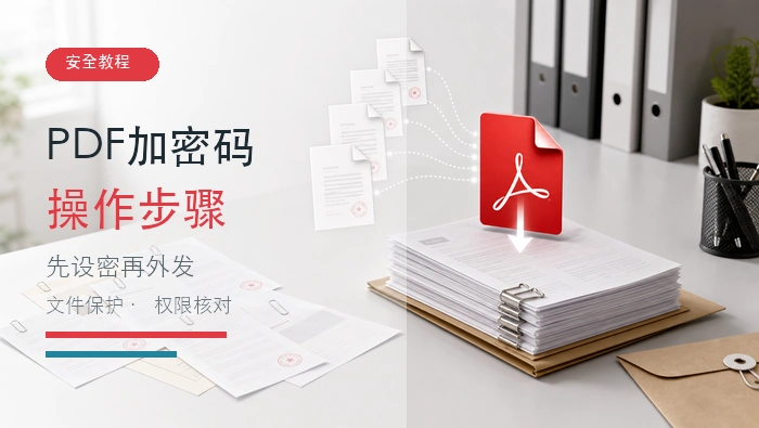如何给PDF加密码？PDF文件加密操作步骤是什么？