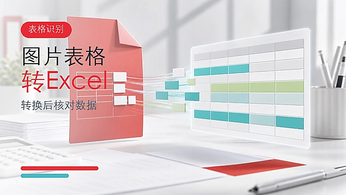 图片表格怎么转换成Excel？转换后如何核对数据？