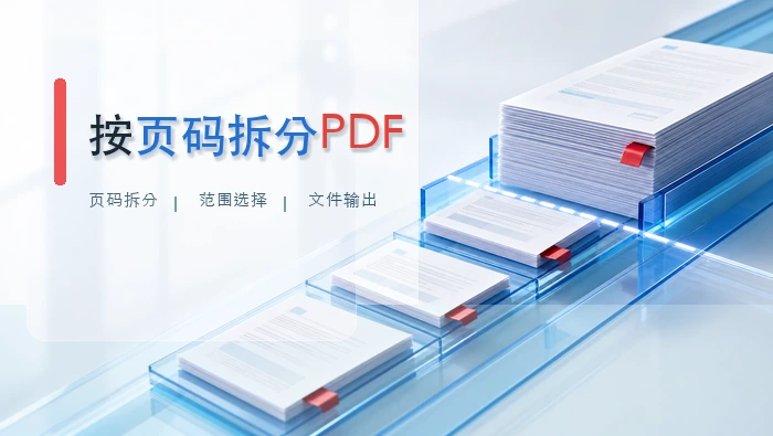 按页码拆分PDF