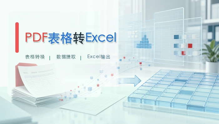 PDF表格转Excel