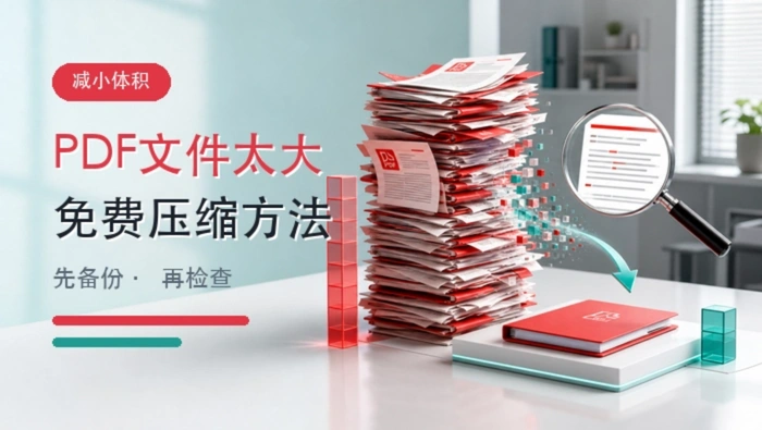 PDF文件太大怎么压缩？有哪些免费压缩方法？