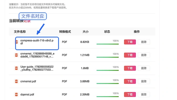 下载压缩后的PDF文件