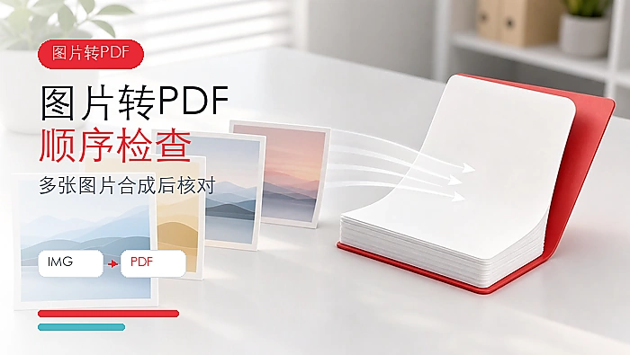 图片怎么转成PDF文件？多张图片合成PDF如何检查顺序？