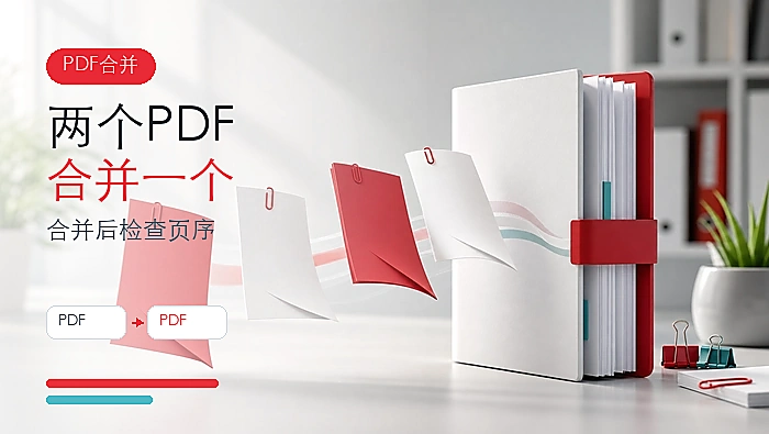 两个PDF怎么合并成一个?在线合并后如何检查页序?