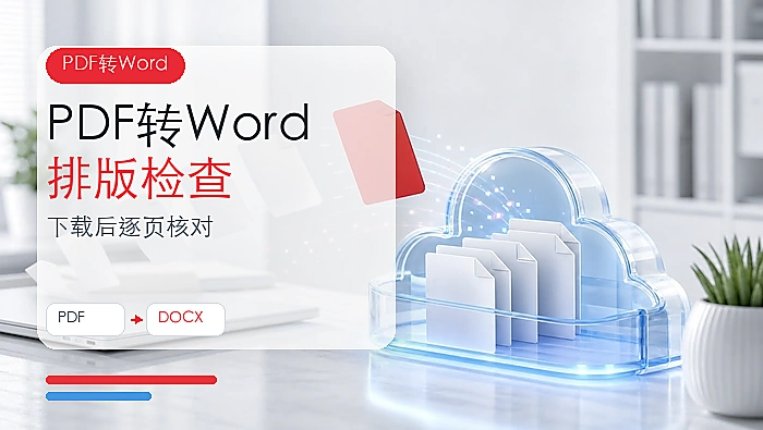 PDF怎么转换成Word文档？转换后如何检查排版？