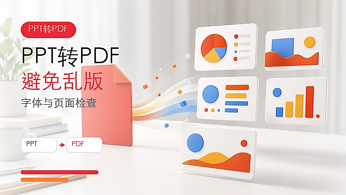 PPT怎么转换成PDF格式?转换后如何避免版式变化?