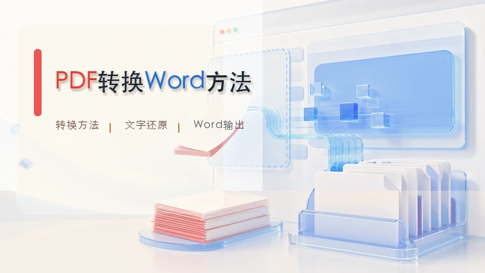 PDF转换Word方法