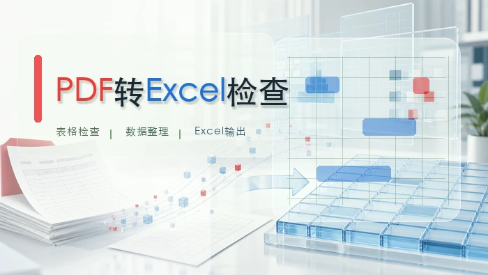 PDF转Excel检查