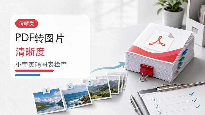 PDF转图片用什么免费工具?转换后清晰度怎么检查?封面