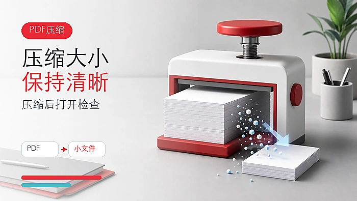 PDF怎么压缩文件大小?PDF压缩后如何保持清晰?