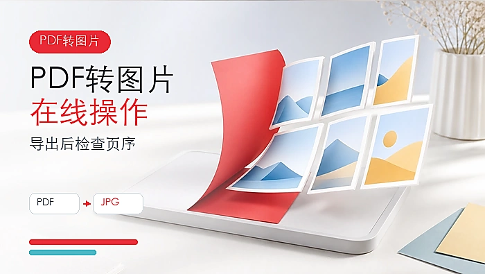 PDF怎么转换成图片?PDF转图片在线操作怎么做?