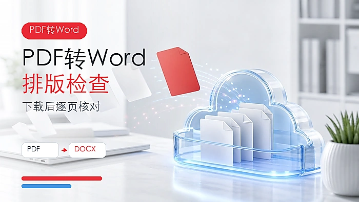 PDF怎么转换成Word？PDF转Word后如何检查排版？