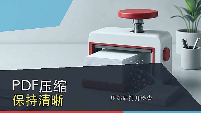 PDF怎么压缩文件大小？PDF压缩后如何保持清晰？
