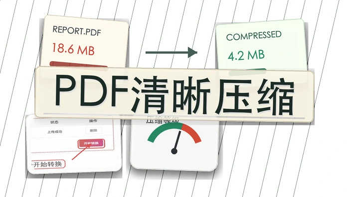 PDF怎么缩小体积又保持清晰?压缩等级选择指南