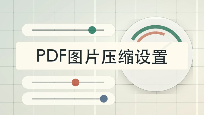 PDF图片太大怎么压缩？批量处理PDF图片要注意哪些设置？