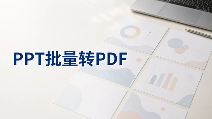PPT文件如何批量转换成PDF？免费转换方法怎么做？