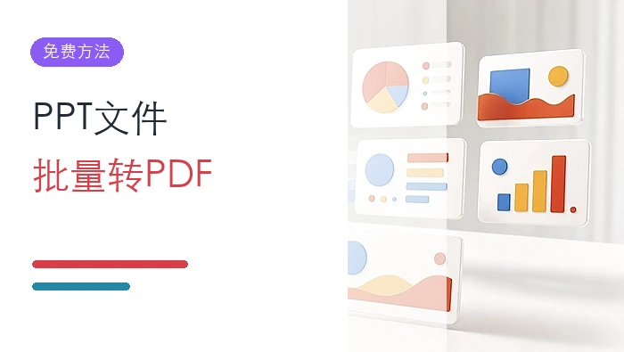 PPT文件如何批量转换成PDF?免费转换方法怎么做?封面图
