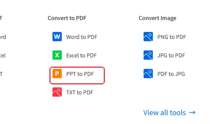 方法三找到PPT转PDF入口截图