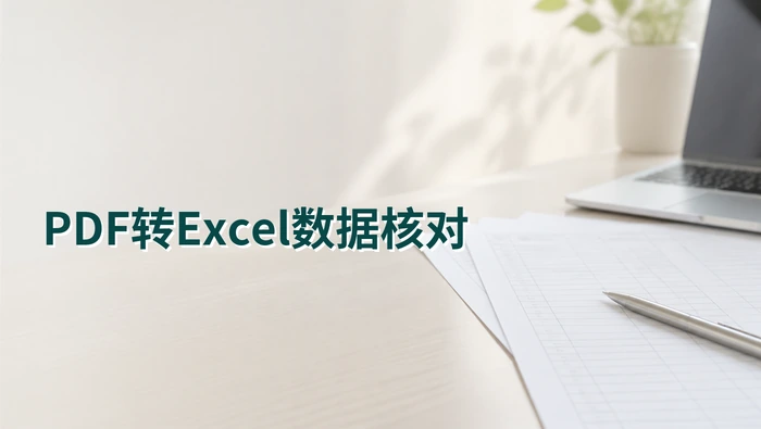 PDF怎么在线转Excel?转换后表格数据怎么核对?封面图