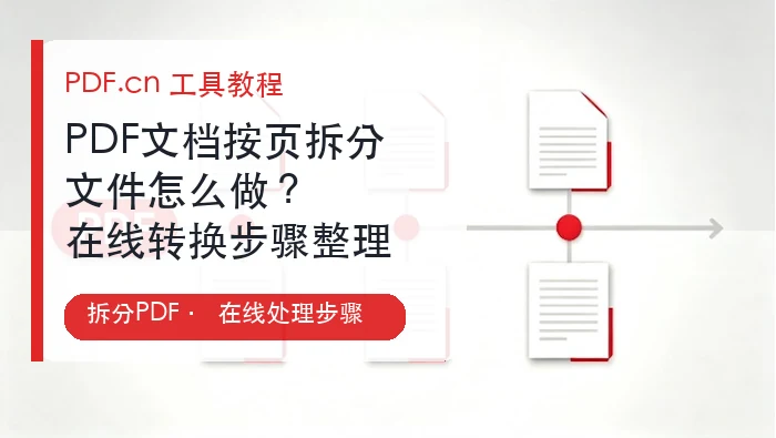 拆分PDF在线处理封面