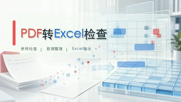 PDF转Excel怎么转？表格行列错位怎么检查？
