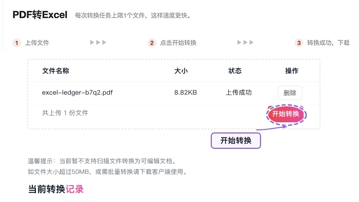 开始转换