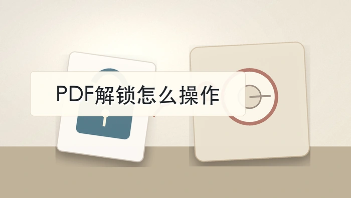 PDF解锁在线处理封面