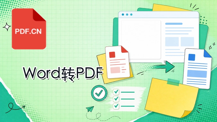 Word转PDF在线处理封面