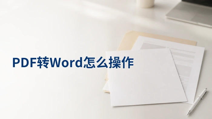 PDF转Word怎么操作？资料整理一步步处理