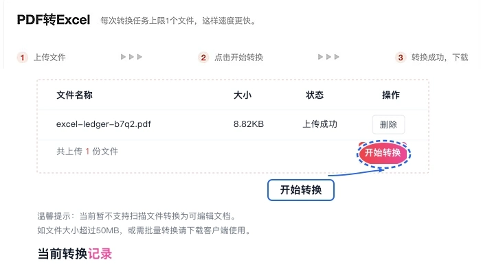 开始转换