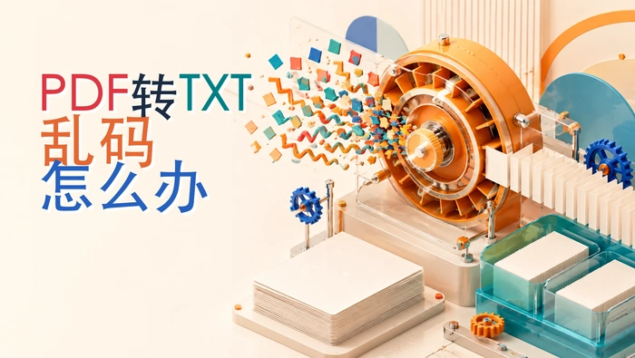 pdf转txt乱码怎么办