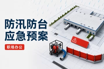 防汛防台应急预案 仓储园区分级响应执行范本