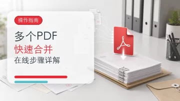 多个PDF怎么快速合并？在线操作步骤详解